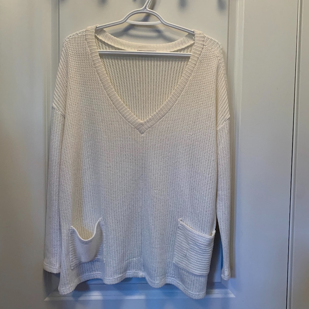Cream On The Road Sweater